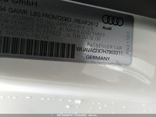 Audi R8 Spyder V10 2017 WUAVACFX7H7903311 Image 10