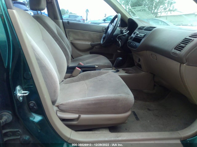 2001 HONDA CIVIC LX VIN: 2HGES16551H613464