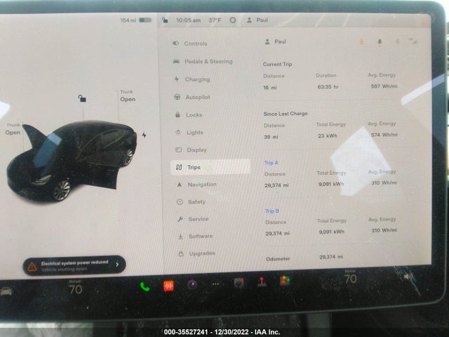 Tesla Model 3 Long Range 2022 5YJ3E1EBXNF208202 Image 7