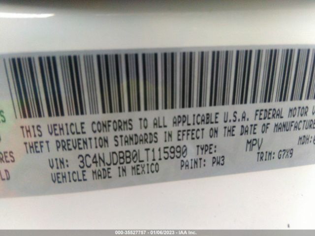 3C4NJDBB0LT115990 Jeep Compass Altitude