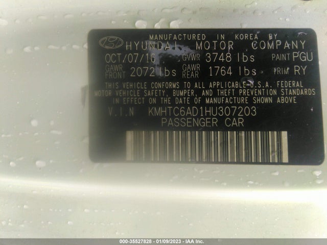 Hyundai VELOSTER 2017 KMHTC6AD1HU307203 Image 11