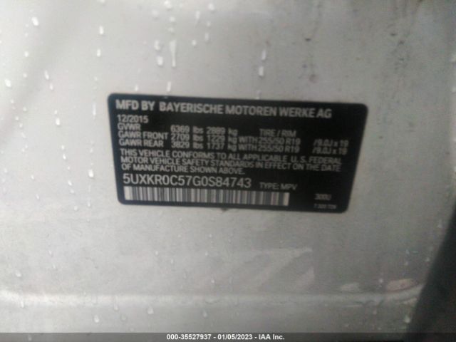5UXKR0C57G0S84743 BMW X5 Xdrive35i