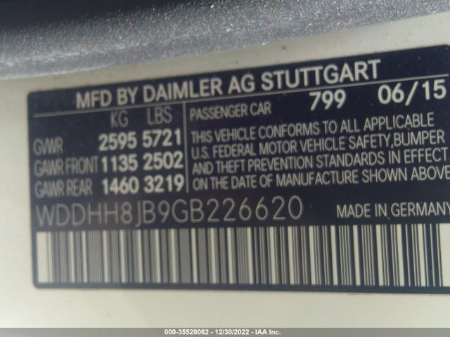 2016 Mercedes-Benz E-Class Wagon, VIN: WDDHH8JB9GB226620