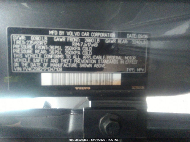 Volvo XC90 2007 YV4CZ982171347108 Image 10