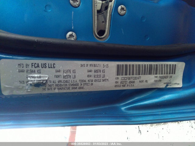 Dodge DART SXT 2015 1C3CDFBB7FD391477 Image 9