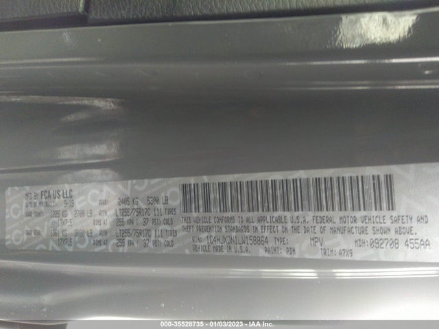 2020 Jeep Wrangler, VIN: 1C4HJXDN1LW158864