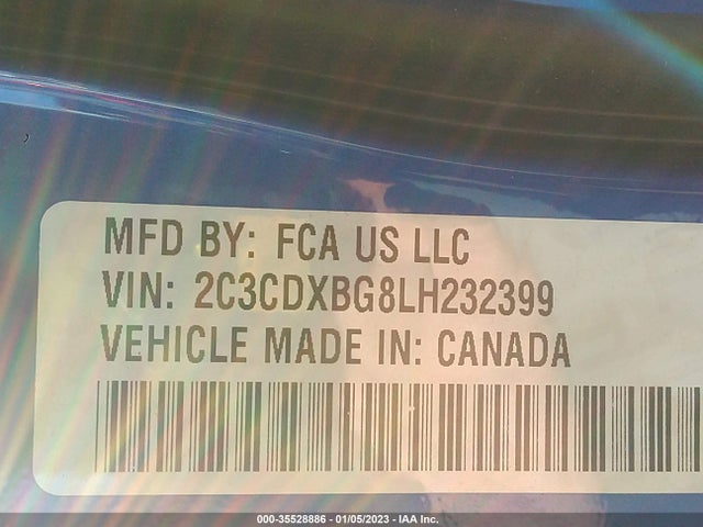 Dodge Charger Sxt 2020 2C3CDXBG8LH232399 Image 9