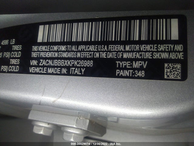 2019 Jeep Renegade, VIN: ZACNJBBBXKPK26988