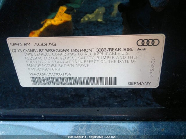 Audi S8 2014 WAUD2AFD5EN003754 Image 9
