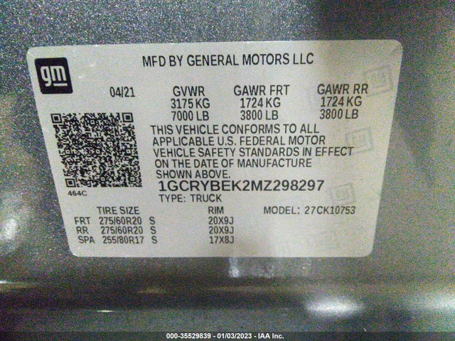 Chevrolet Silverado 1500 Custom 2021 1GCRYBEK2MZ298297 Image 9