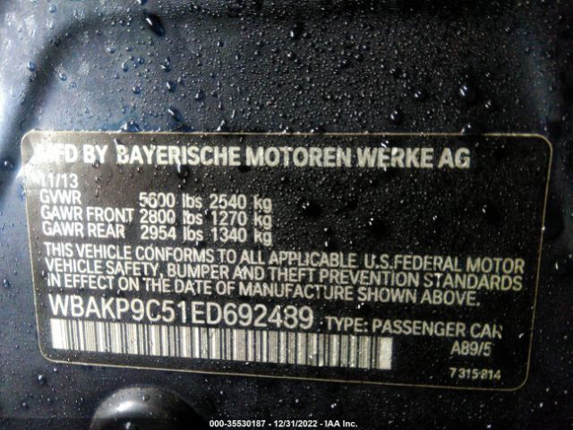 WBAKP9C51ED692489 BMW 5 Series 550i Xdrive