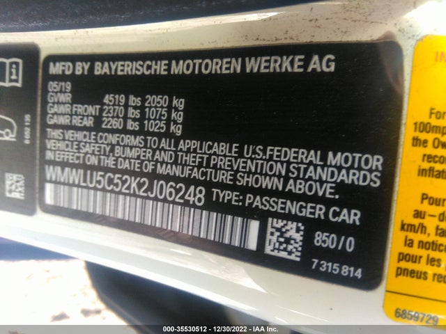 WMWLU5C52K2J06248 Mini Clubman Cooper S