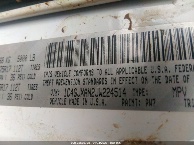 1C4GJXAN2JW224514 Jeep Wrangler Sport S