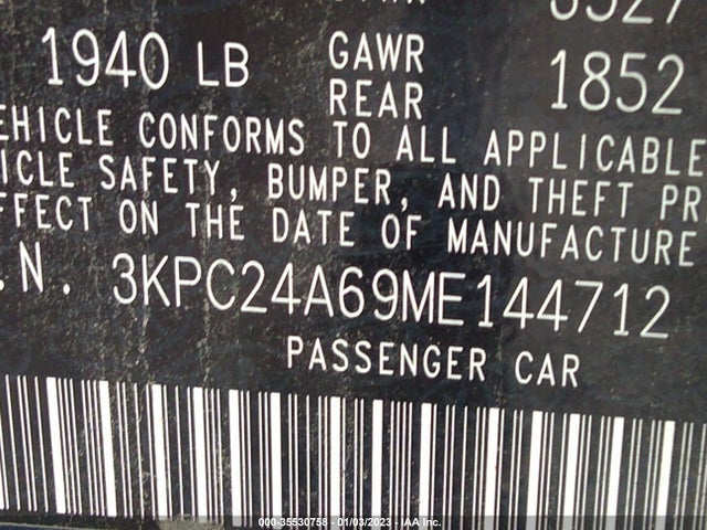 Hyundai ACCENT SE 2021 3KPC24A69ME144712 Image 9