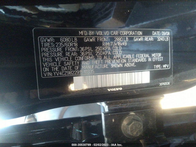 Volvo Xc90 I6 2009 YV4CZ982291510335 Image 14
