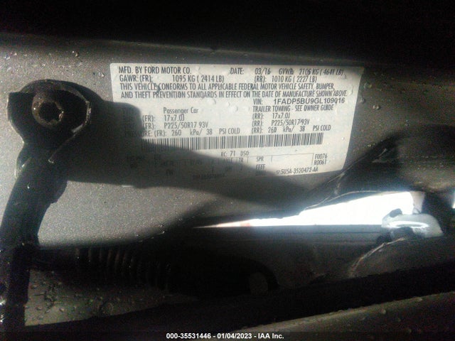2016 Ford C-Max, VIN: 1FADP5BU9GL109016