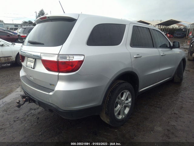 2012 DODGE DURANGO SXT VIN: 1C4RDJAG7CC271315