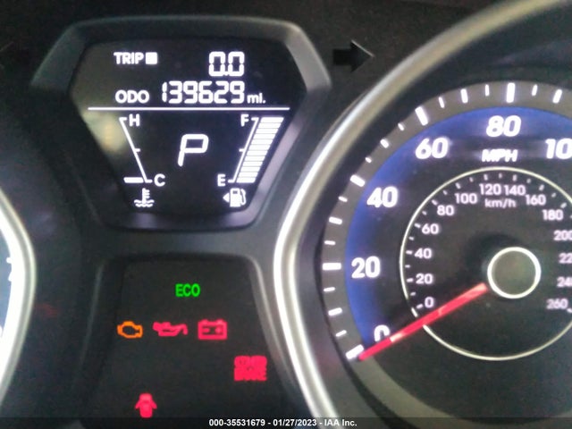 2013 HYUNDAI ELANTRA GLS PZEV VIN: 5NPDH4AE3DH443697