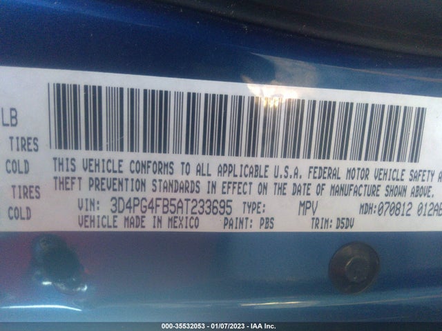 Dodge JOURNEY SE 2010 3D4PG4FB5AT233695 Image 10