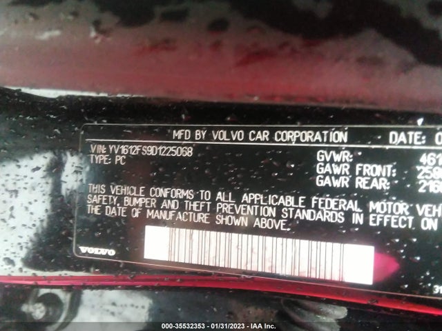 Volvo S60 2013 YV1612FS9D1225068 Image 9