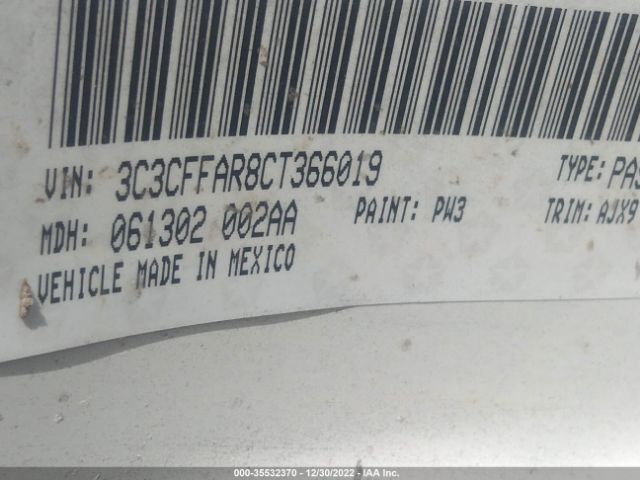 3C3CFFAR8CT366019 Fiat 500