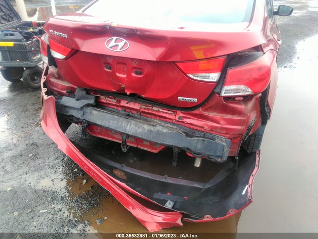 2012 HYUNDAI ELANTRA LIMITED PZEV VIN: KMHDH4AE1CU307259