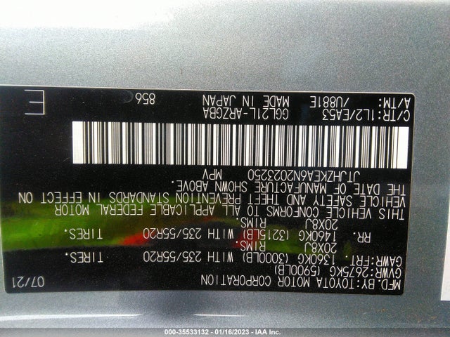 2022 Lexus RX, VIN: JTJHZKEA6N2023250