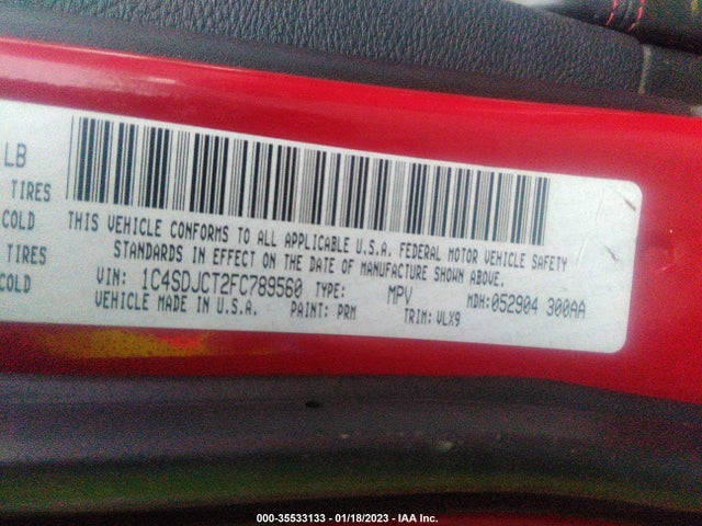 Dodge Durango R/t 2015 1C4SDJCT2FC789560 Image 9