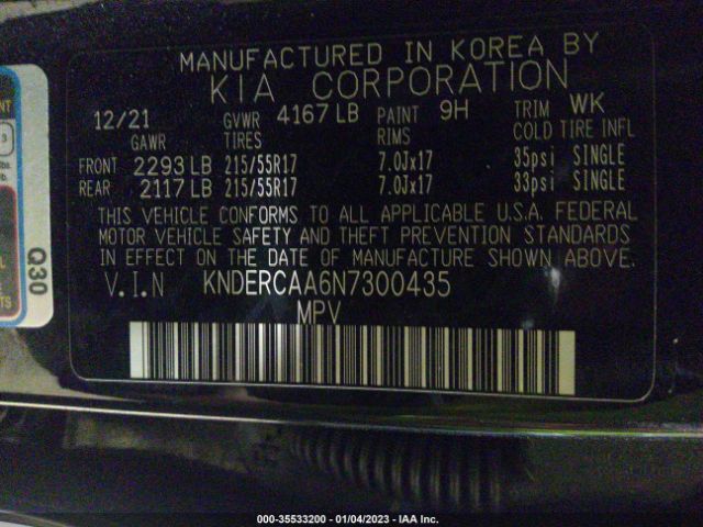 KNDERCAA6N7300435 KIA SELTOS EX