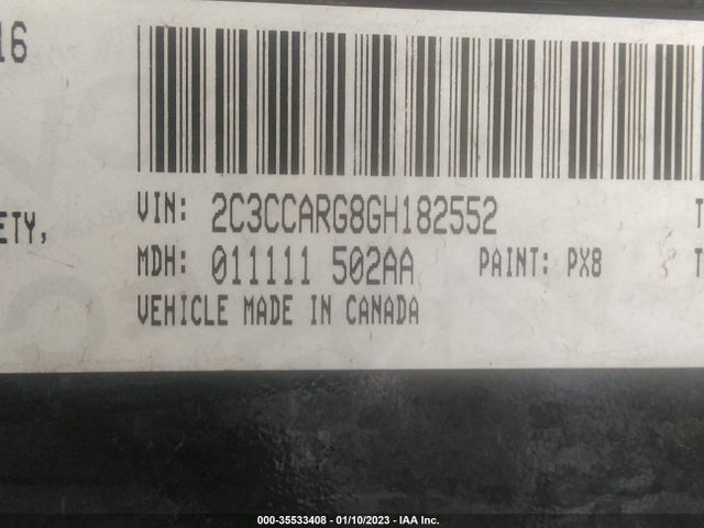 2C3CCARG8GH182552 Chrysler 300