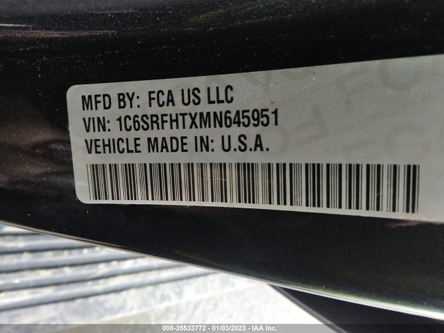 RAM 1500 Limited 2021 1C6SRFHTXMN645951 Image 10