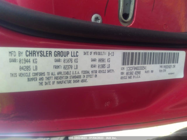Dodge Dart 2013 1C3CDFBA8DD332541 Image 9