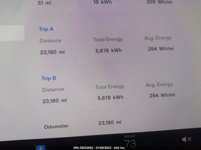 5YJ3E1EA8NF147701 Tesla MODEL 3