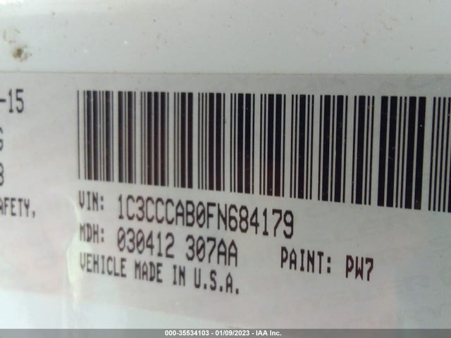 Chrysler 200 Limited 2015 1C3CCCAB0FN684179 Image 11