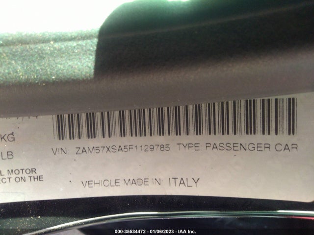 2015 Maserati Ghibli, VIN: ZAM57XSA5F1129785