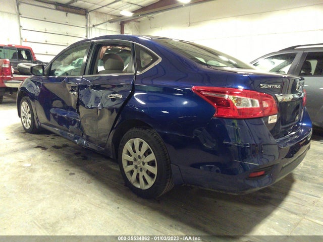 2016 NISSAN SENTRA S VIN: 3N1AB7AP3GY247292