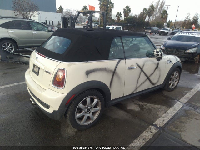 2010 MINI COOPER CONVERTIBLE S VIN: WMWMS3C56ATY09035