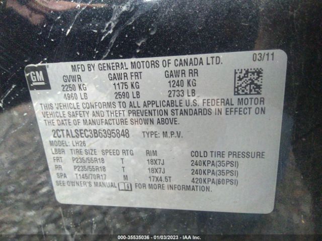 2CTALSEC3B6395848 GMC Terrain Sle-2
