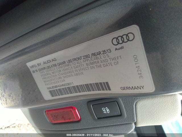 WAUENBF42HN033011 Audi A4 Premium Plus