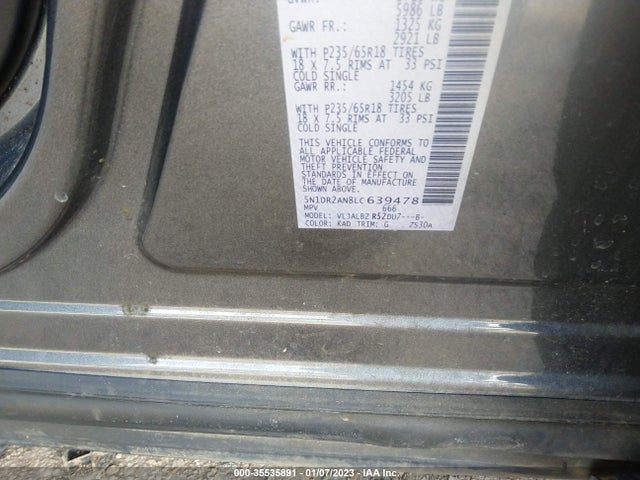 Nissan Pathfinder 2020 5N1DR2AN8LC639478 Image 23