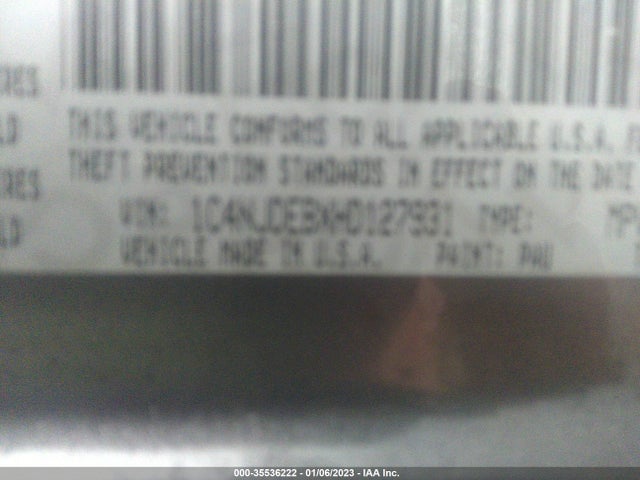 1C4NJDEBXHD127931 Jeep Compass High Altitude