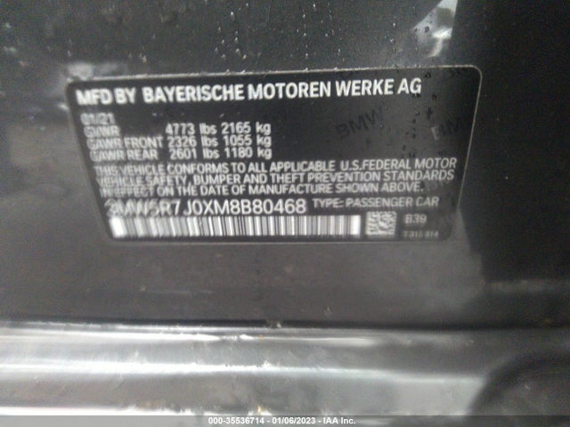 BMW 3 Series 330i Xdrive 2021 аукцион фото