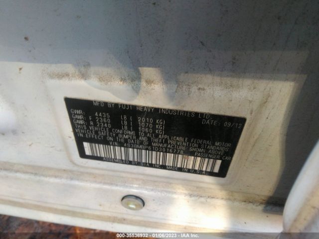 4S3BMBP61D3016778 Subaru Legacy 2.5i Limited