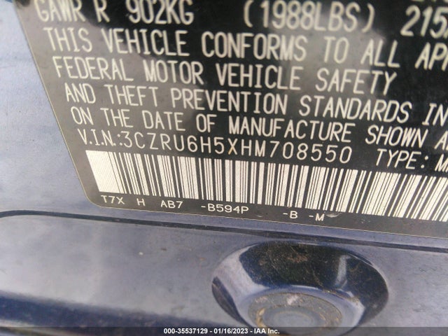 Honda HR-V EX 2017 3CZRU6H5XHM708550 Image 9