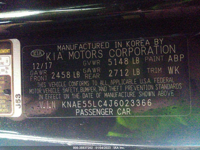 2018 Kia Stinger, VIN: KNAE55LC4J6023366