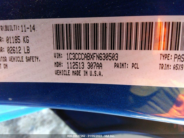2015 Chrysler 200, VIN: 1C3CCCABXFN630503