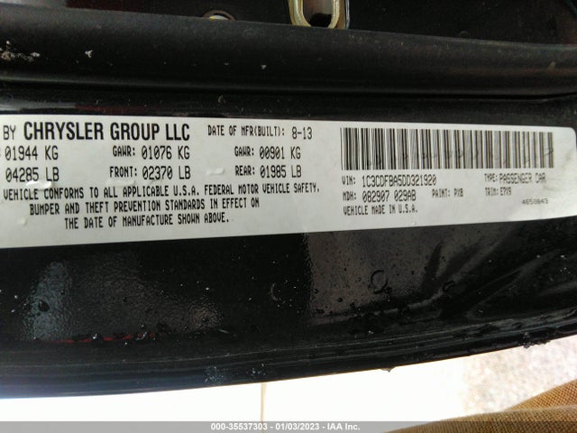 Dodge DART SXT 2013 1C3CDFBA5DD321920 Image 10