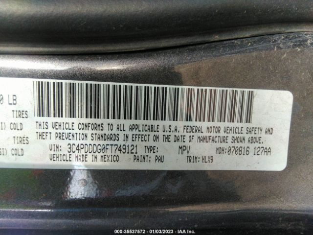 3C4PDDDG0FT749121 Dodge Journey Limited