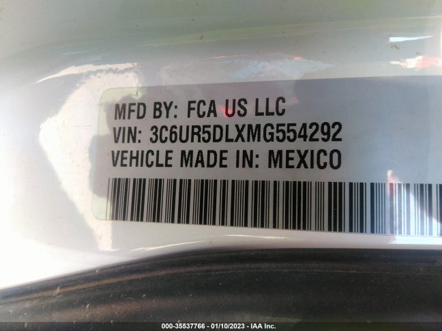 3C6UR5DLXMG554292 RAM 2500 Big Horn