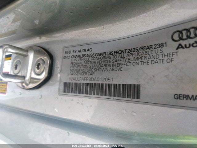 Audi A5 Premium Plus 2013 WAULFAFR3DA012051 Image 10
